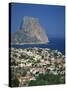 View over the Town of Calpe to the Rocky Headland of Penon De Ifach in Valencia, Spain-Richardson Rolf-Stretched Canvas