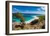 View over the Turquoise Waters of Barbuda-Michael Runkel-Framed Photographic Print