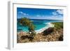 View over the Turquoise Waters of Barbuda-Michael Runkel-Framed Photographic Print