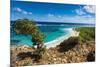 View over the Turquoise Waters of Barbuda-Michael Runkel-Mounted Photographic Print