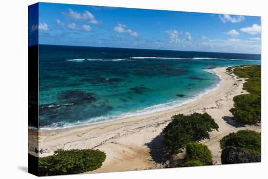 View over the Turquoise Waters of Barbuda-Michael Runkel-Stretched Canvas