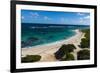 View over the Turquoise Waters of Barbuda-Michael Runkel-Framed Photographic Print