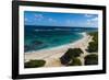 View over the Turquoise Waters of Barbuda-Michael Runkel-Framed Photographic Print