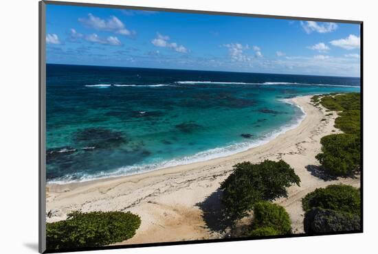 View over the Turquoise Waters of Barbuda-Michael Runkel-Mounted Photographic Print