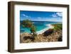 View over the Turquoise Waters of Barbuda-Michael Runkel-Framed Photographic Print