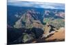 View over the Waimea Canyon, Kauai, Hawaii, United States of America, Pacific-Michael Runkel-Mounted Photographic Print