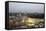 View over the Western Wall (Wailing Wall) and the Dome of the Rock Mosque, Jerusalem, Israel-Yadid Levy-Framed Stretched Canvas