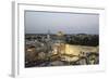 View over the Western Wall (Wailing Wall) and the Dome of the Rock Mosque, Jerusalem, Israel-Yadid Levy-Framed Photographic Print