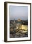 View over the Western Wall (Wailing Wall) and the Dome of the Rock Mosque, Jerusalem, Israel-Yadid Levy-Framed Photographic Print