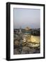 View over the Western Wall (Wailing Wall) and the Dome of the Rock Mosque, Jerusalem, Israel-Yadid Levy-Framed Photographic Print