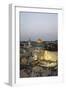 View over the Western Wall (Wailing Wall) and the Dome of the Rock Mosque, Jerusalem, Israel-Yadid Levy-Framed Photographic Print