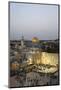 View over the Western Wall (Wailing Wall) and the Dome of the Rock Mosque, Jerusalem, Israel-Yadid Levy-Mounted Photographic Print