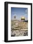 View over the Western Wall (Wailing Wall) and the Dome of the Rock Mosque-Yadid Levy-Framed Photographic Print