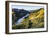 View over the Whanganui River in the Lush Green Countryside-Michael-Framed Photographic Print