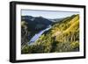 View over the Whanganui River in the Lush Green Countryside-Michael-Framed Photographic Print