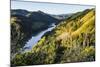 View over the Whanganui River in the Lush Green Countryside-Michael-Mounted Photographic Print