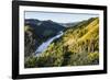 View over the Whanganui River in the Lush Green Countryside-Michael-Framed Photographic Print