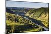 View over the Whanganui River in the Lush Green Countryside-Michael-Mounted Photographic Print