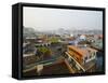 View Over the Wharf of Dhaka, Bangladesh, Asia-Michael Runkel-Framed Stretched Canvas