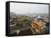 View Over the Wharf of Dhaka, Bangladesh, Asia-Michael Runkel-Framed Stretched Canvas