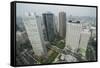 View over Tokyo from the town hall, Shinjuku, Tokyo, Japan, Asia-Michael Runkel-Framed Stretched Canvas