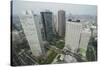 View over Tokyo from the town hall, Shinjuku, Tokyo, Japan, Asia-Michael Runkel-Stretched Canvas