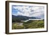 View over Torrent Bay from the Abel Tasman Coast Track, Abel Tasman National Park, near Marahau, Ta-Ruth Tomlinson-Framed Photographic Print