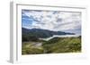 View over Torrent Bay from the Abel Tasman Coast Track, Abel Tasman National Park, near Marahau, Ta-Ruth Tomlinson-Framed Photographic Print