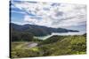 View over Torrent Bay from the Abel Tasman Coast Track, Abel Tasman National Park, near Marahau, Ta-Ruth Tomlinson-Stretched Canvas