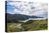 View over Torrent Bay from the Abel Tasman Coast Track, Abel Tasman National Park, near Marahau, Ta-Ruth Tomlinson-Stretched Canvas