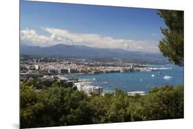 View over Town and Bay from Phare D'Antibes-Stuart Black-Mounted Photographic Print