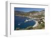 View over Town and Harbour with Gulets-Stuart Black-Framed Photographic Print