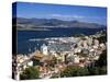 View over Town and Port, El Port De La Selva, Costa Brava, Catalunya, Spain, Mediterranean-Stuart Black-Stretched Canvas