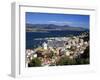 View over Town and Port, El Port De La Selva, Costa Brava, Catalunya, Spain, Mediterranean-Stuart Black-Framed Photographic Print