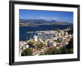 View over Town and Port, El Port De La Selva, Costa Brava, Catalunya, Spain, Mediterranean-Stuart Black-Framed Photographic Print