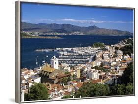 View over Town and Port, El Port De La Selva, Costa Brava, Catalunya, Spain, Mediterranean-Stuart Black-Framed Photographic Print