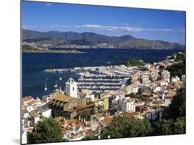 View over Town and Port, El Port De La Selva, Costa Brava, Catalunya, Spain, Mediterranean-Stuart Black-Mounted Photographic Print