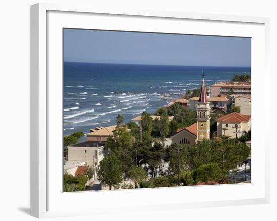 View over Town, Argassi, Zante, Ionian Islands, Greek Islands, Greece, Europe-Frank Fell-Framed Photographic Print