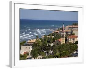 View over Town, Argassi, Zante, Ionian Islands, Greek Islands, Greece, Europe-Frank Fell-Framed Photographic Print