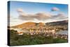 View over Trogir, UNESCO World Heritage Site, Dalmatian Coast, Croatia, Europe-Matthew Williams-Ellis-Stretched Canvas