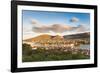 View over Trogir, UNESCO World Heritage Site, Dalmatian Coast, Croatia, Europe-Matthew Williams-Ellis-Framed Photographic Print