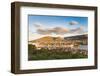 View over Trogir, UNESCO World Heritage Site, Dalmatian Coast, Croatia, Europe-Matthew Williams-Ellis-Framed Photographic Print