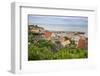 View over Village and Harbour, Arild, Kulla Peninsula, Skane, South Sweden, Sweden, Scandinavia-Stuart Black-Framed Photographic Print