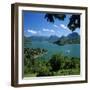 View over Village and Lake Annecy, Talloires, Lake Annecy, Rhone Alpes, France, Europe-Stuart Black-Framed Photographic Print