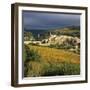 View over Village and Minervois Vineyards, Minerve, Languedoc-Roussillon, France, Europe-Stuart Black-Framed Photographic Print