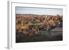 View over Village, Burwash, East Sussex, England, United Kingdom, Europe-Stuart Black-Framed Photographic Print