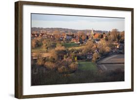 View over Village, Burwash, East Sussex, England, United Kingdom, Europe-Stuart Black-Framed Photographic Print