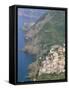 View Over Village of Riomaggiore, Cinque Terre, Unesco World Heritage Site, Liguria, Italy-Bruno Morandi-Framed Stretched Canvas