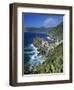 View over Village on the Riviera Di Levante, Vernazza, Cinque Terre, UNESCO World Heritage Site, Li-Stuart Black-Framed Photographic Print