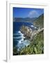 View over Village on the Riviera Di Levante, Vernazza, Cinque Terre, UNESCO World Heritage Site, Li-Stuart Black-Framed Photographic Print